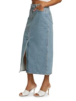 Rona Denim Midi-Skirt