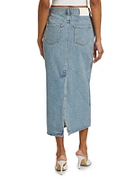 Rona Denim Midi-Skirt