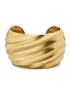 Cable Edge Bracelet Recycled 18K Yellow Gold