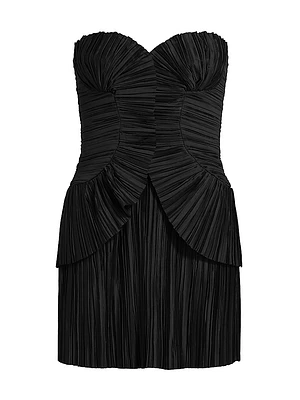 Charlique Pleated Minidress