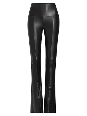 Spat Flared Faux Leather Leggings