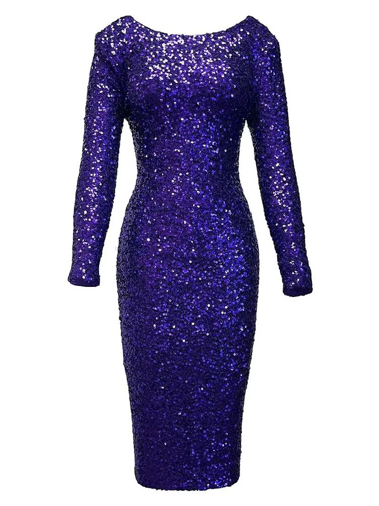 Emery Sequin Midi Dress
