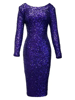 Emery Sequin Midi Dress