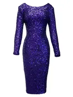 Emery Sequin Midi Dress