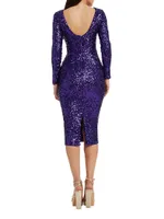 Emery Sequin Midi Dress