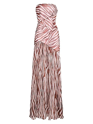 Nicole Silk Chiffon Dress