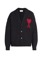 Monogram Wool Cardigan