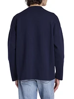 Debossed Anagram Wool Sweater