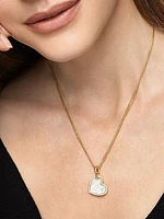 DY Elements Heart Amulet in 18K Yellow Gold