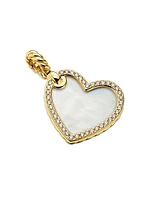 DY Elements Heart Amulet in 18K Yellow Gold