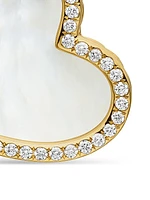 DY Elements Heart Amulet in 18K Yellow Gold