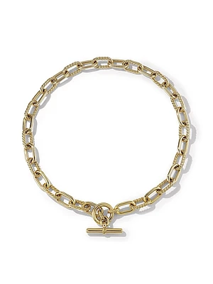 DY Madison Toggle Chain Necklace 18K Yellow Gold