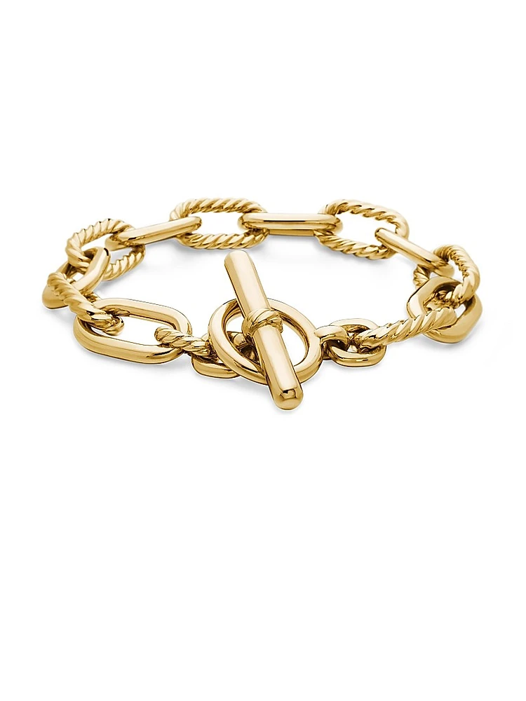 DY Madison Toggle Chain Bracelet 18K Yellow Gold, 11mm