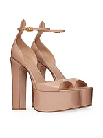 Tan-go Platform Patent Leather Sandal 155mm