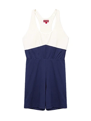 STAUD COURT Bounce Two-Tone Short Unitard