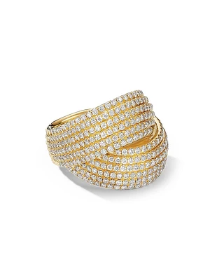 DY Origami Ring 18K Yellow Gold