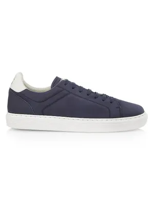Suede Low-Top Sneakers