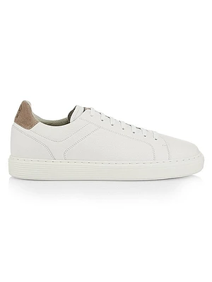 Leather Low-Top Sneakers