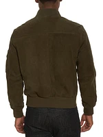 Gasper Suede Bomber Jacket