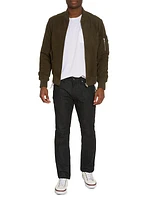 Gasper Suede Bomber Jacket