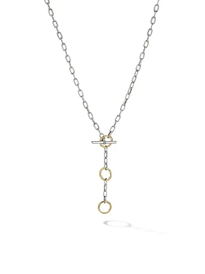 DY Madison 3-Ring Chain Necklace in 18K Yellow Gold