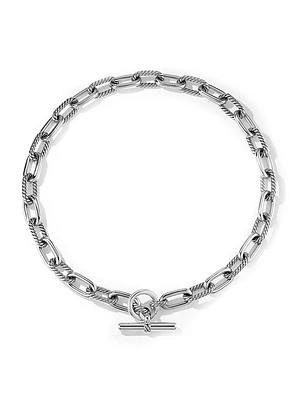 DY Madison Toggle Chain Necklace Sterling Silver, 11mm