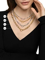 Lexington Chain Necklace in 18K Yellow Gold, 9.8mm
