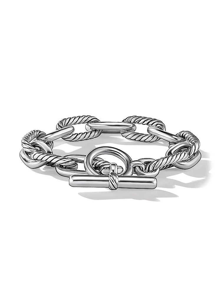 DY Madison Sterling Silver Toggle Chain Bracelet