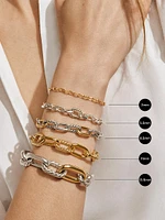 DY Madison Sterling Silver Toggle Chain Bracelet