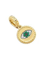 Evil Eye Amulet in 18K Yellow Gold