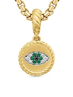 Evil Eye Amulet in 18K Yellow Gold