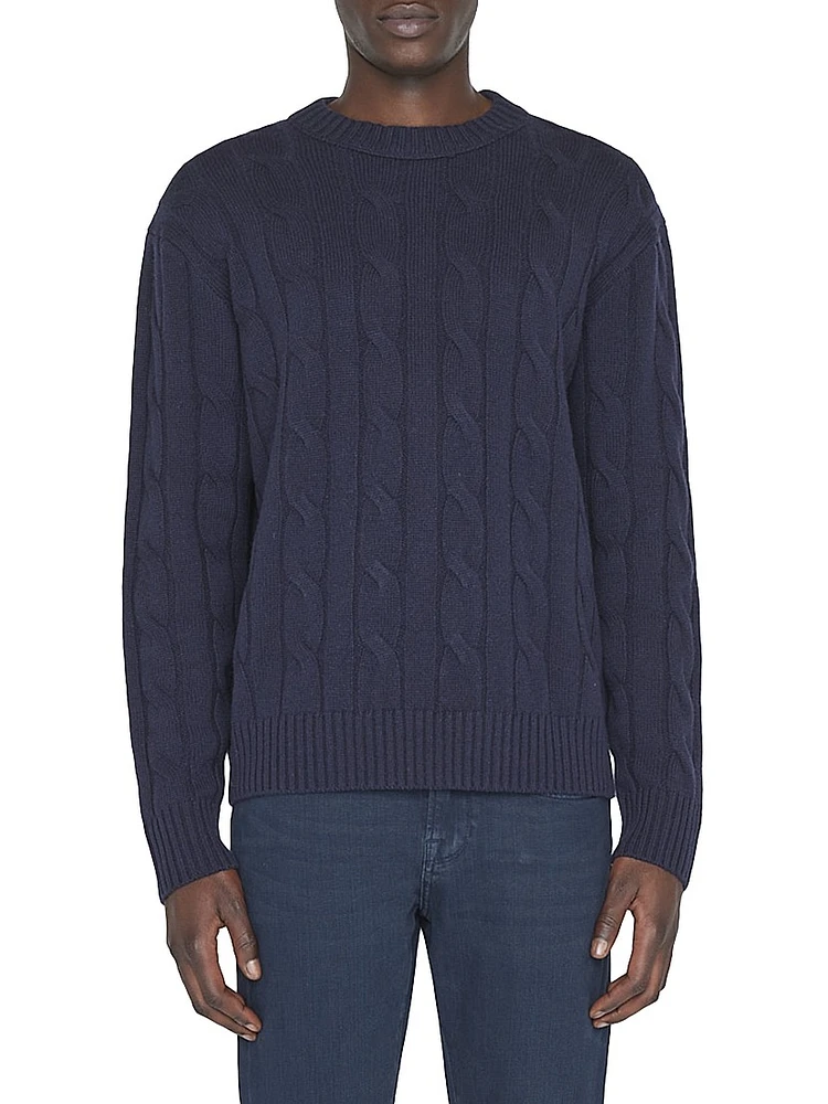 Cable-Knit Cashmere Sweater