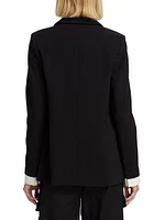Kelly Contrast Layered Blazer
