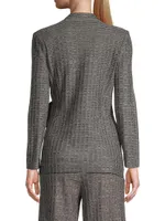 Tweed Wrap Blazer
