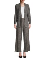 Tweed Wrap Blazer
