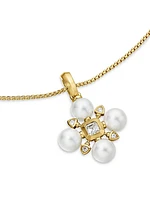 Renaissance Pearl Necklace in 18K Yellow Gold