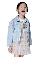 Baby Girl's, Little Girl's & Girl's Embellished Star Frill Layered Tutu Dress