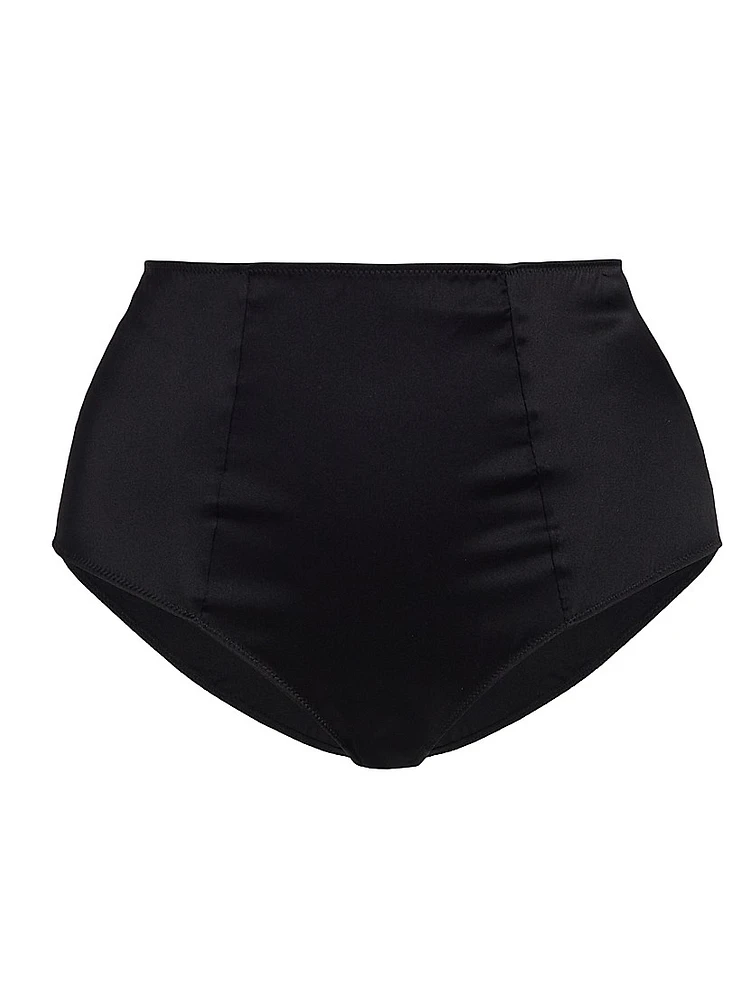 Tous Les Jours High-Waist Stretch-Silk Brief