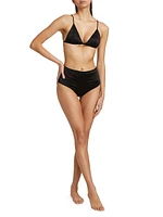 Tous Les Jours High-Waist Stretch-Silk Brief