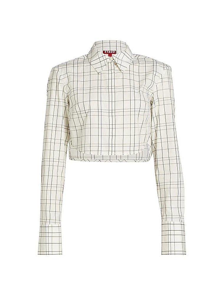 Seneca Plaid Cropped Shirt