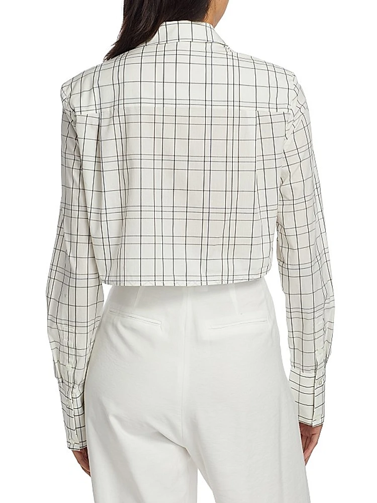 Seneca Plaid Cropped Shirt