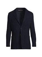 Knit Wool Jersey Jacket