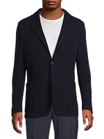Knit Wool Jersey Jacket