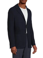 Knit Wool Jersey Jacket