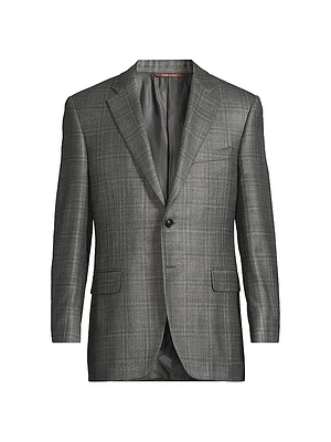 Sienna Silk-Cashmere Single-Breasted Sport Coat