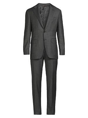 Kei Lined Solid Wool Suit