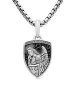 St. Michael Amulet in Sterling Silver