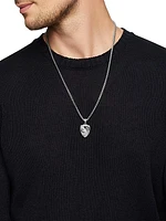 St. Michael Amulet in Sterling Silver
