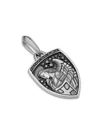 St. Michael Amulet in Sterling Silver