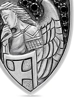 St. Michael Amulet in Sterling Silver